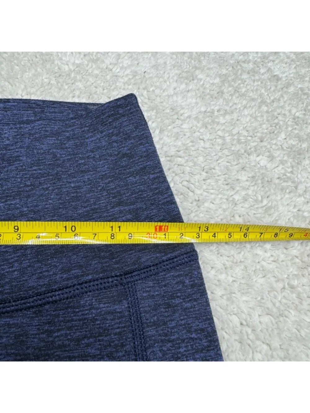 Aerie Chill Play Move Women's High Rise Legging Blue Pockets Workout, Size S - Picture 7 of 10